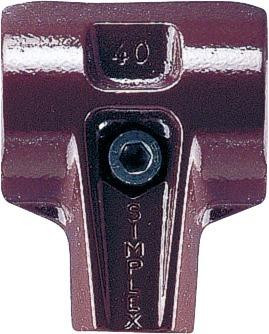 HALDER Schonhammergehäuse aus Temperguss für Simplex-Schonhammer 40 mm